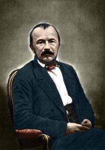 Portrait de Gérard de Nerval, écrivain français (1808-1855)