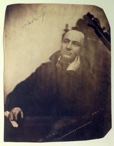 Portrait du poète français Charles Baudelaire (1821-1867). 1855 - Nadar