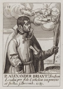 Alexander Briant, jésuite anglais et martyr catholique (gravure)