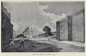 Les anciens courts de fives - (after) English School