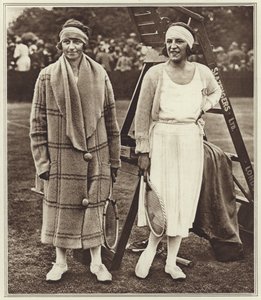 Kitty Godfree et Suzanne Lenglen