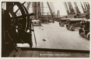 Pont arrière du HMS Victory, vue vers l