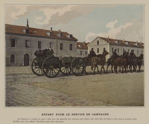 Départ pour le Service en Campagne