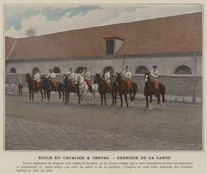 École du Cavalier à Cheval, Exercice de la Lance