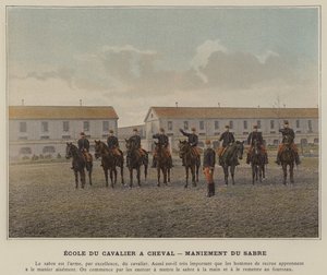 École du Cavalier à Cheval, Maniement du Sabre