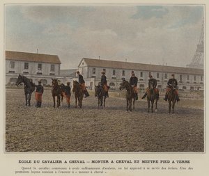 École du Cavalier à Cheval, Monter à Cheval et Mettre Pied à Terre