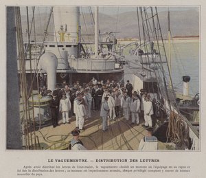 Le Vaguemestre, Distribution des Lettres