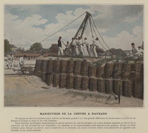 Manœuvres de la Chèvre à Haubans