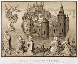 Miracle de la Vierge au Mont-Saint-Michel - fac-similé d