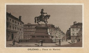 Orléans : Place du Martroi