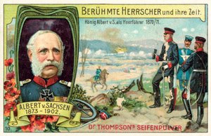Le roi Albert de Saxe servant comme général pendant la guerre franco-prussienne