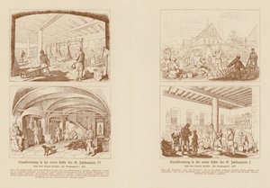 Traitement du minerai dans la première moitié du 19e siècle - (after) German School