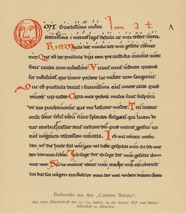 Page du Carmina Burana