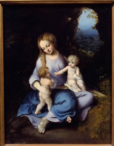 La Vierge, Jésus et Saint Jean enfant - (c.1489 1534) Correggio