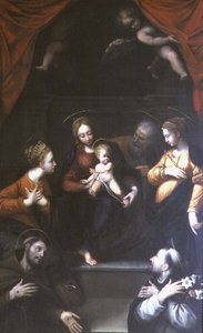 Madone et Enfant avec Saint Joseph et d