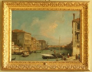 Vue sur le Grand Canal, Venise, depuis Campo S. Vio - Giovanni Antonio Canal