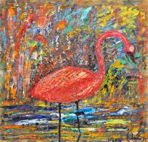 La grande beauté du flamant rose
