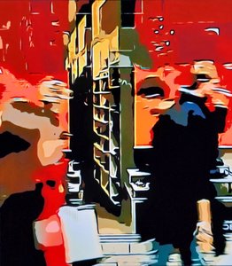 Fond rouge
