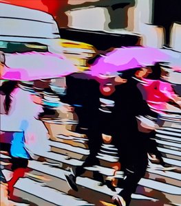 Parapluie rose
