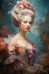 La Duchesse, Portraits Rococo, peintures à l