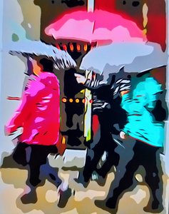 Pluie colorée - Mavet