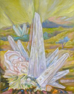 Paysage avec cristal - Elzbieta Goszczycka