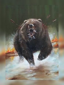 La dernière rage (Ours attaquant)