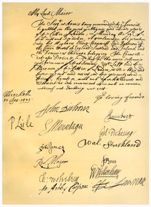 Lettre au Lord Maire de Londres, 17 décembre 1653 - 2nd Earl of Manchester Edward Montagu