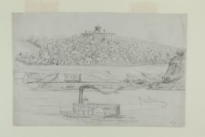 Dessin au crayon Glen Eden par A.B. Greene