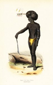 Homme papou du port de Dory, Papouasie occidentale - AC AC