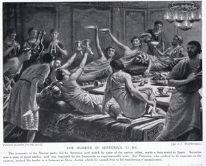 Le meurtre de Sertorius 72 av. J.-C.