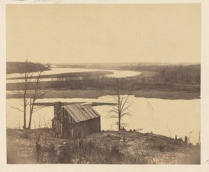[Maison sur la rive du fleuve] - A.J. Russell