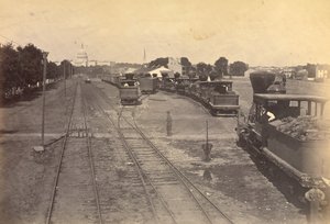 N° 189. Maryland Avenue Depot, Washington, D.C., avec des moteurs envoyés d