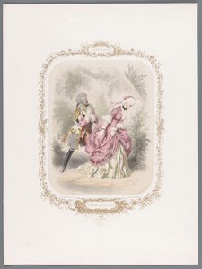 Jeune homme amoureux adorant une femme (série: La semaine des amours)