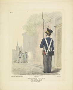Soldat en tenue de garnison, 1820-1825