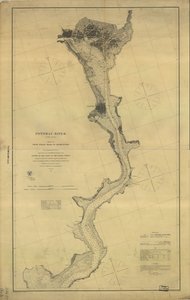 Rivière Potomac (en quatre feuilles) : Feuille no. 4, de Indian Head à Georgetown - A. D. United States Coast Survey; Bache