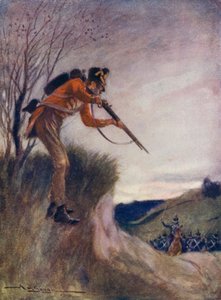 Il rechargea calmement et tira à nouveau sur les Français qui avançaient en dessous de lui - A. J. Gough