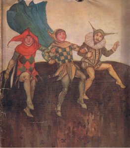 Conception de la page de couverture arrière, de Contes de Shakespeare pub. par Ward Lock & Co Ltd, 1930-40s