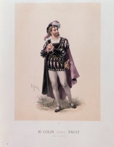 Monsieur Colin dans le rôle de Faust, opéra de Charles Gounod