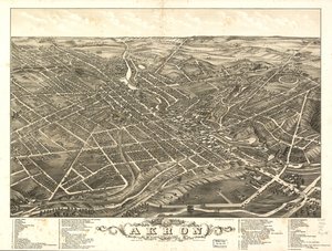 Vue panoramique de la ville d