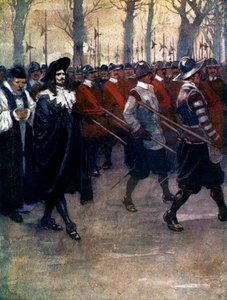 Charles le Roi marchant pour la dernière fois dans les rues de Londres, 1649, 1905
