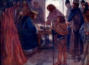 La Grande Charte scellée avec le sceau du roi, 1215, 1905