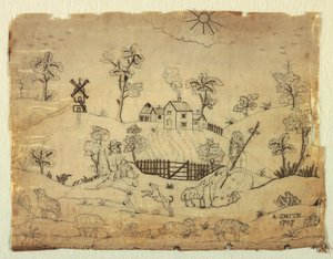 Image brodée - A. Smith