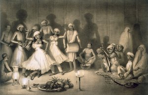 Danse des filles Nautch, pub. 1858