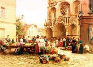 La place de la cathédrale - A. Trevor Haddon