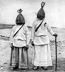 Une paire de garçons de paille, Irlande, 1922