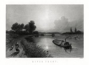 La rivière Trent, Angleterre, 1883