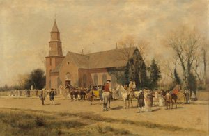 Vieille église de Bruton, Williamsburg, Virginie, à l