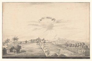 Vue sur le fort de Salatiga