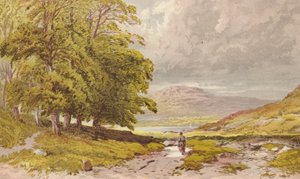 Le premier aperçu de Grasmere depuis la route de Keswick - Aaron Edwin Penley